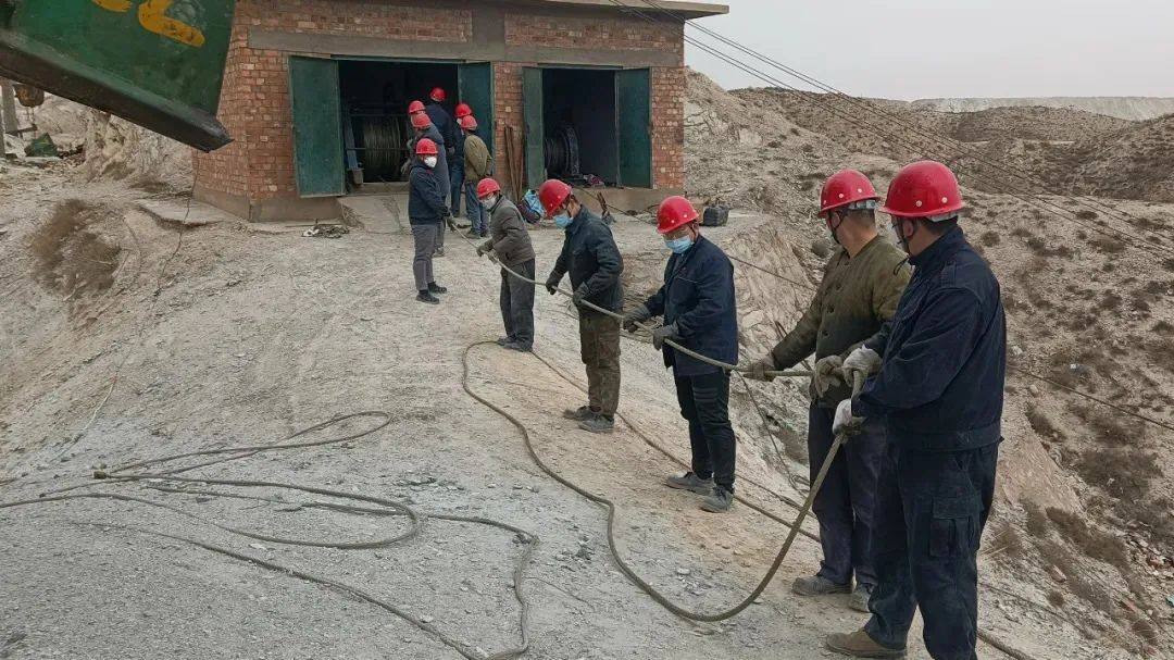 白银有色选矿公司圆满完成索道重载索检修更换