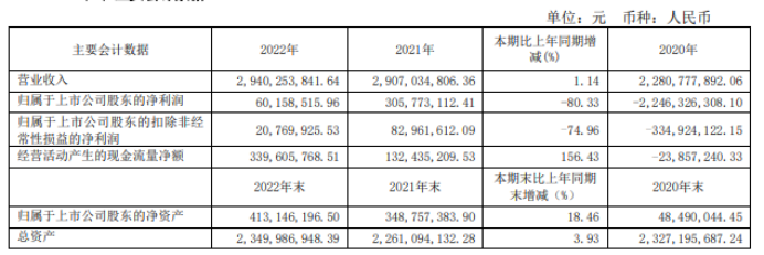 宏达股份2022年营收29.4亿 净利6015.85万 董事长黄建军薪酬87万