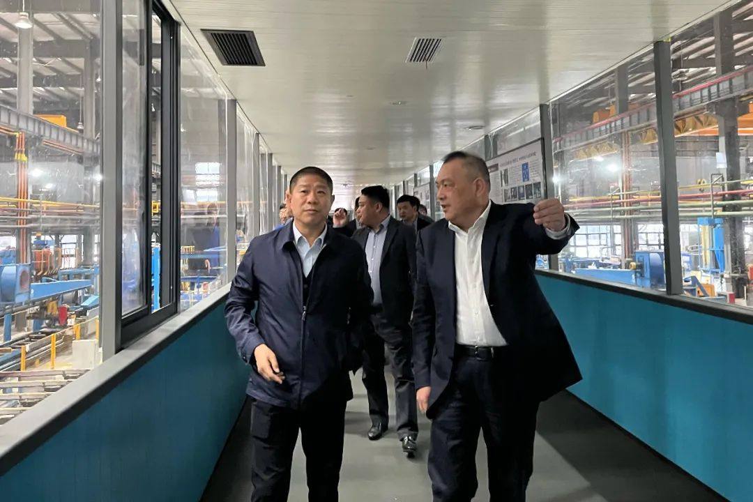 中国有色金属加工工业协会领导、上海铝协领导分别到栋梁铝业调研指导