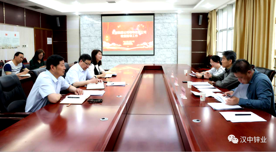 陝西有色金屬集團公司人力資源培訓部王學慶一行到漢中鋅業調研