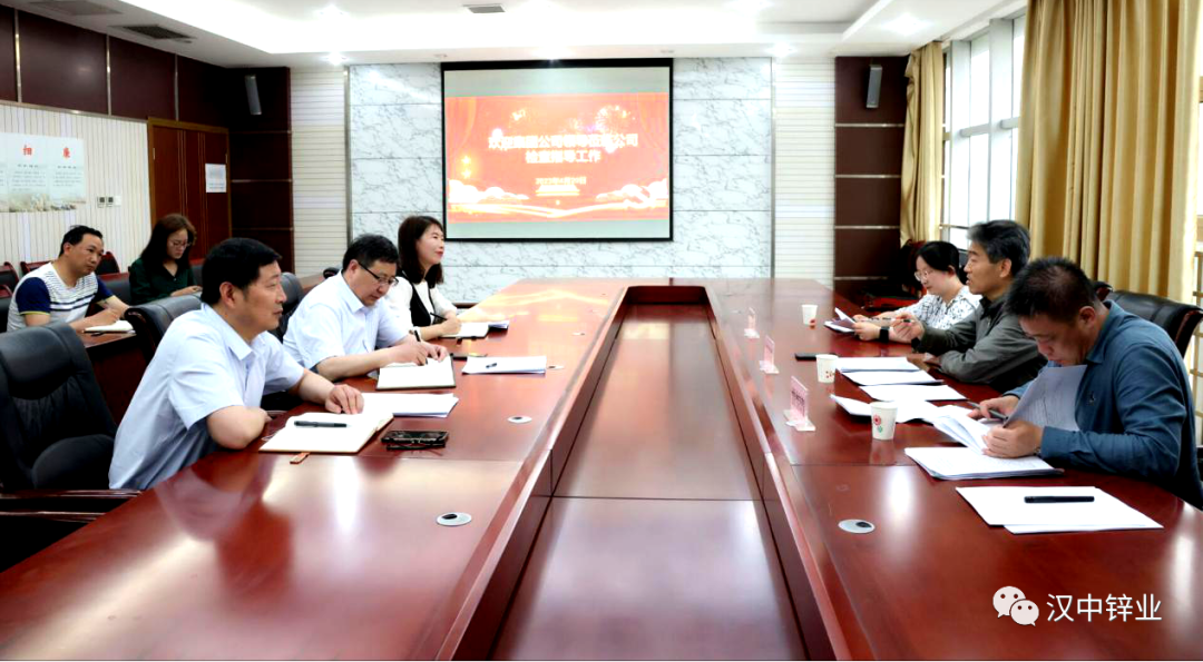 陕西有色金属集团公司人力资源培训部王学庆一行到汉中锌业调研