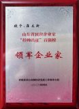 创新金属崔立新董事长被授予山东省民营企业家“挂帅出征”百强榜领军企业家