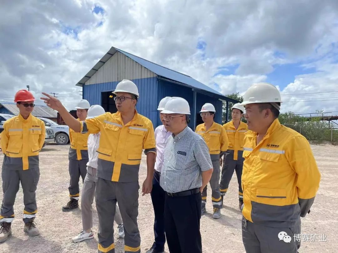 博赛矿业袁志伦董事长率队赴圭亚那拜访总统、总理和大使并视察在圭企业