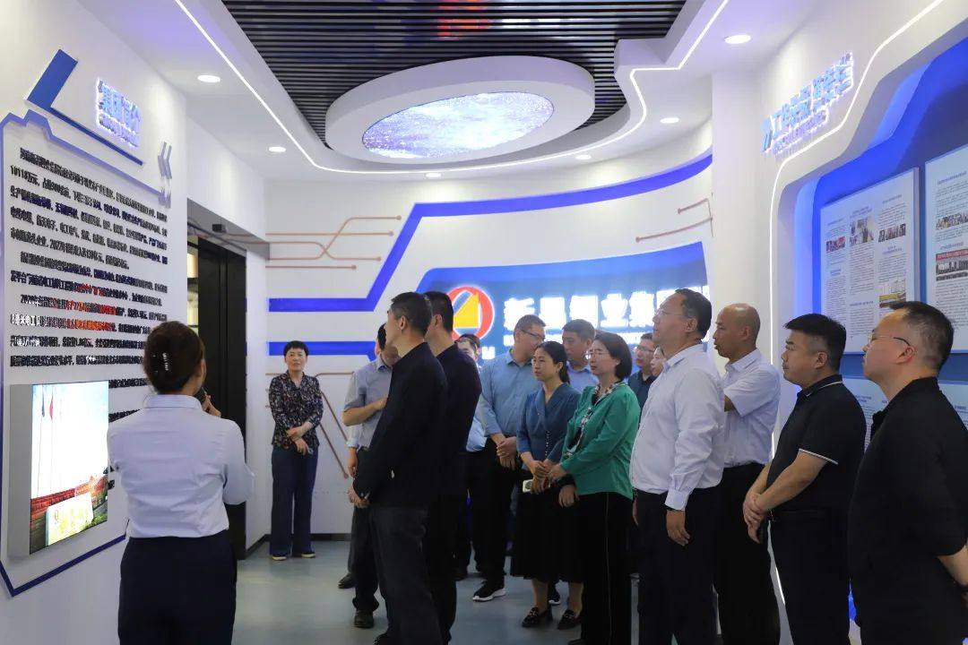 省发改委领导到河南新昌铜业公司观摩调研