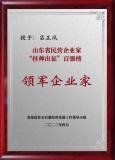 南山铝业董事长兼总经理吕正风被授予山东省民营企业家 “挂帅出征”百强榜领军企业家