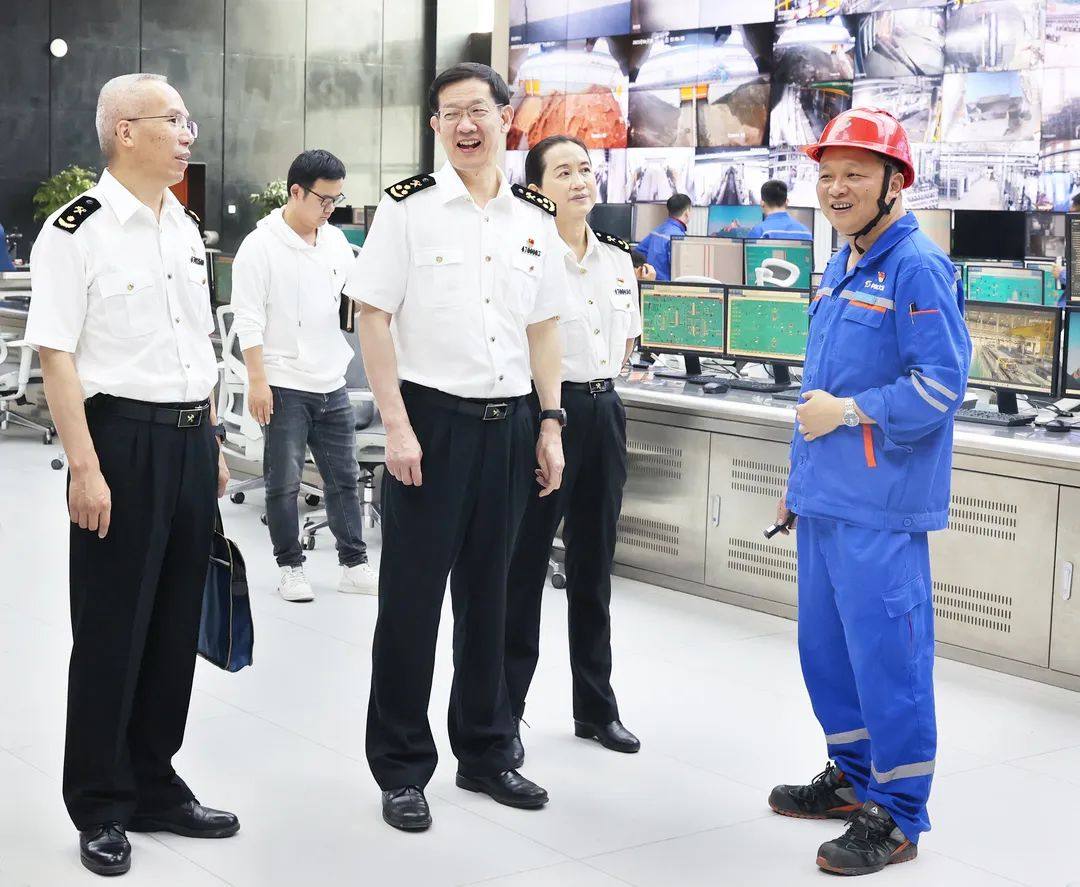 武汉海关领导到弘盛铜业调研