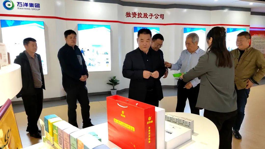 宏躍集團於洪董事長到萬洋冶煉集團有限公司考察