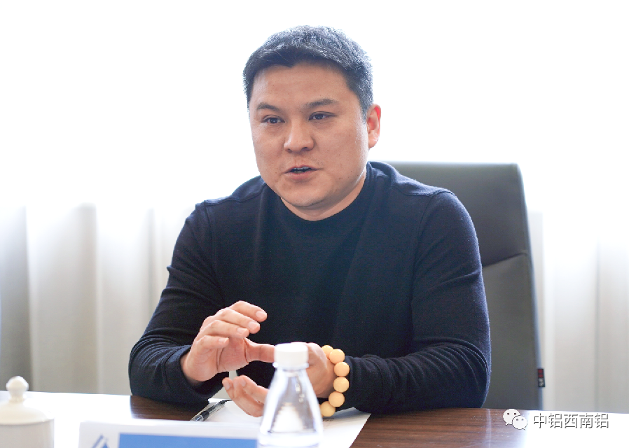 中铝西南铝王建国会见上海协程铝业董事长李斌