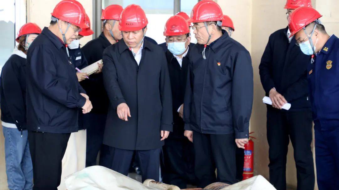 市委书记、市人大常委会主任杨军生来葫芦岛有色检查指导安全生产工作