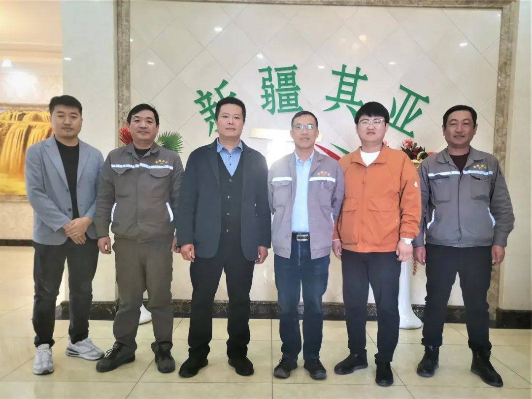 铝用炭素分会副秘书长曾祥科、李志刚等调研新疆铝用炭素企业生产经营情况