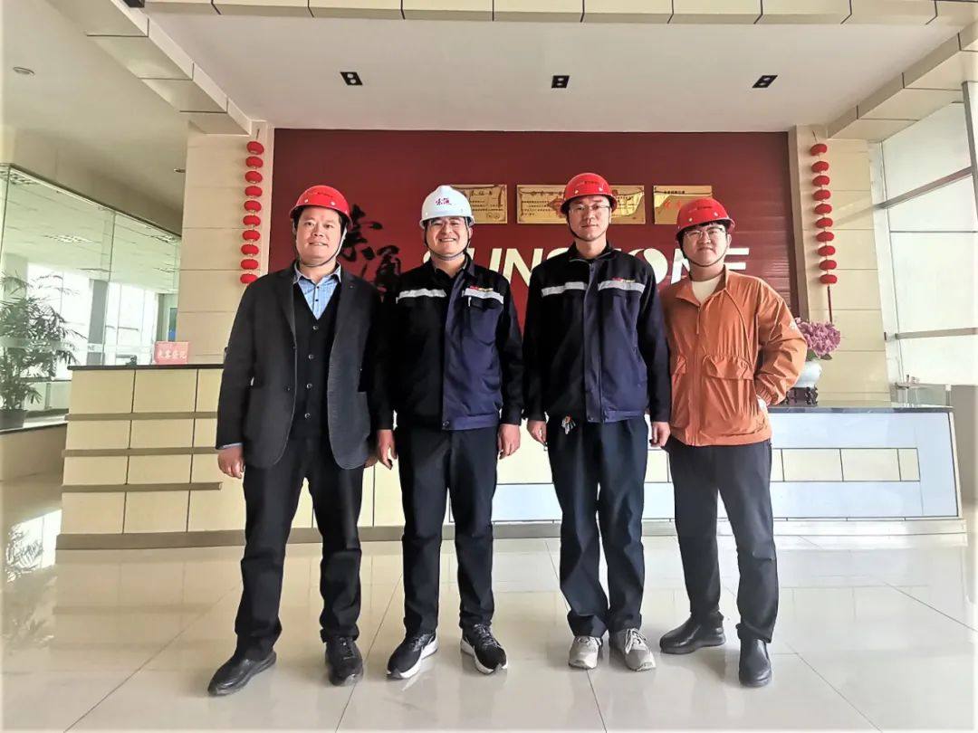 铝用炭素分会副秘书长曾祥科、李志刚等拜访嘉峪关索通公司