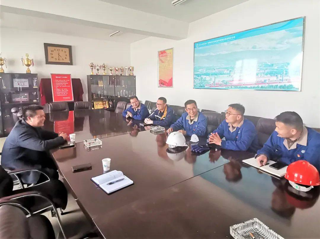 铝用炭素分会副秘书长曾祥科一行调研“兰西城市群”区域铝用炭素企业生产经营情况