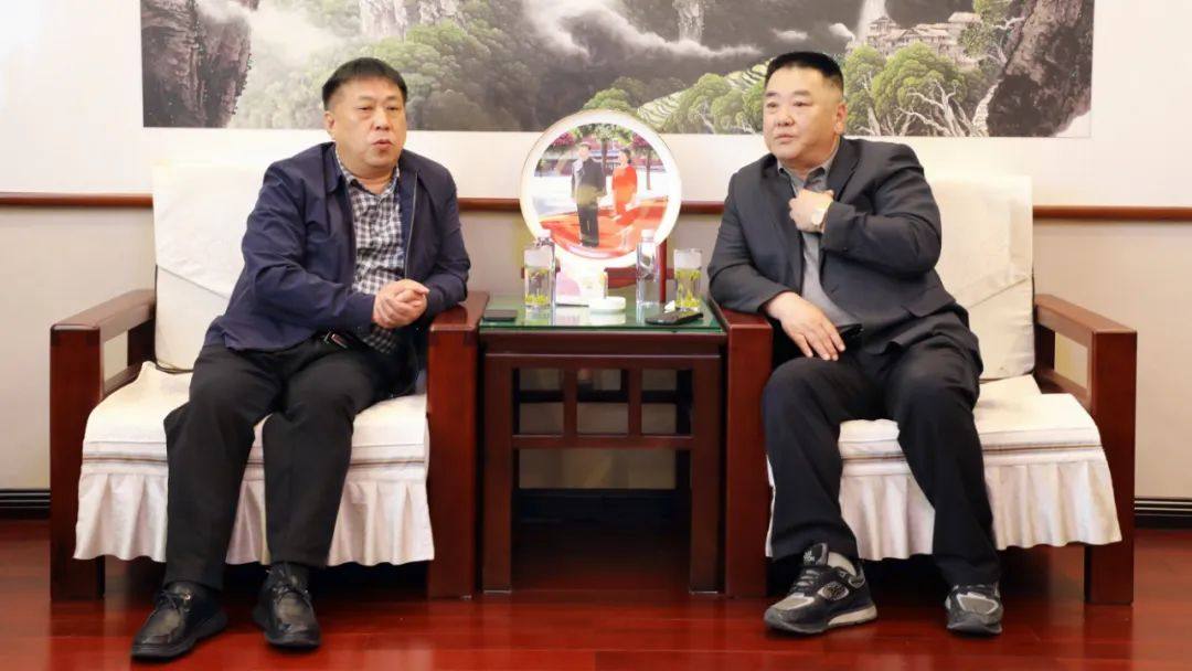 宏躍集團於洪董事長會見萬洋集團常務副總經理成國軍一行