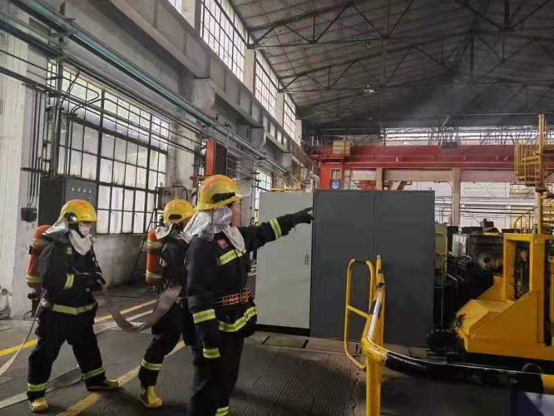 陇西县消防救援大队来西北铝进行帮扶指导工作