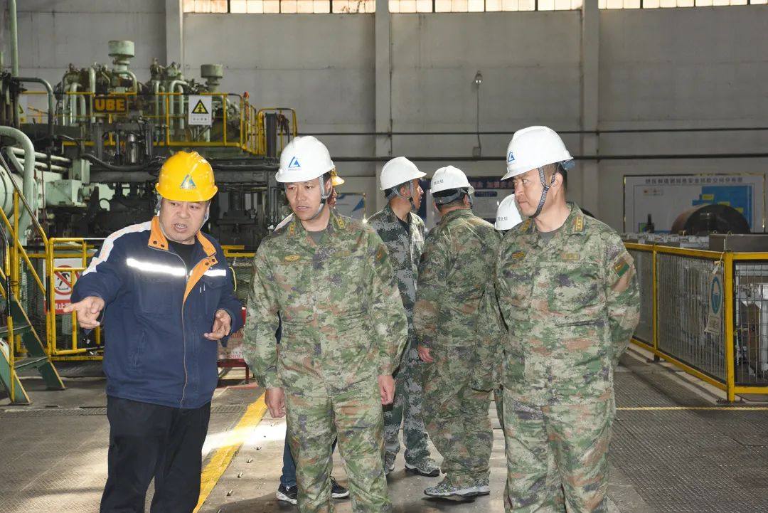 定西市军分区陇西县武装部到西北铝调研