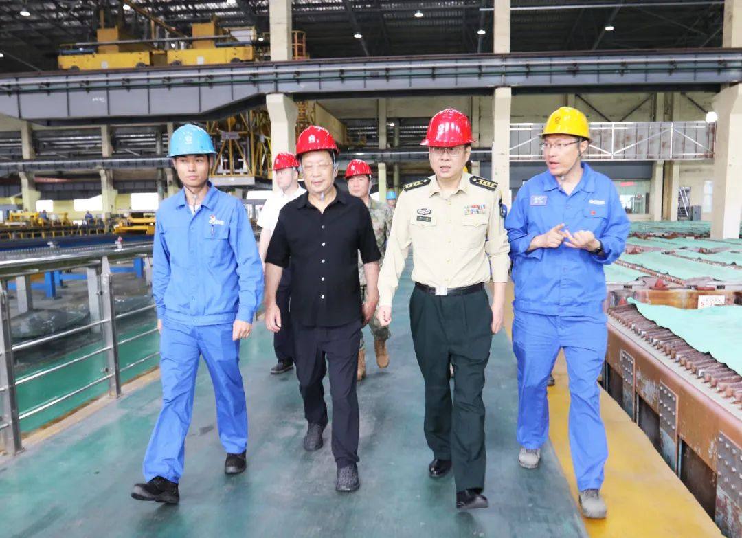 黄石军分区领导到中色大冶公司调研