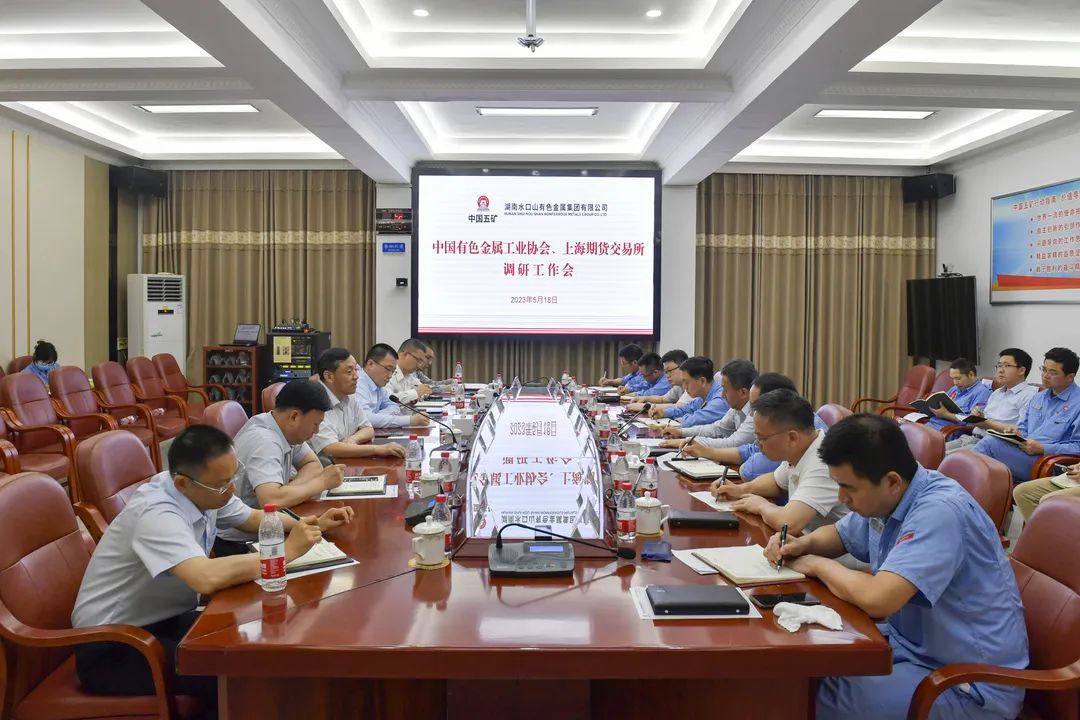 中国有色金属工业协会、上海期货交易所到水口山调研