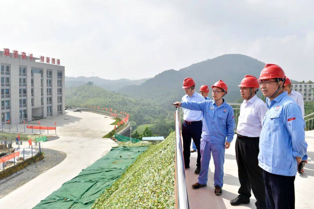 有色协会副会长王健一行到湖南有色铜铅锌基地调研