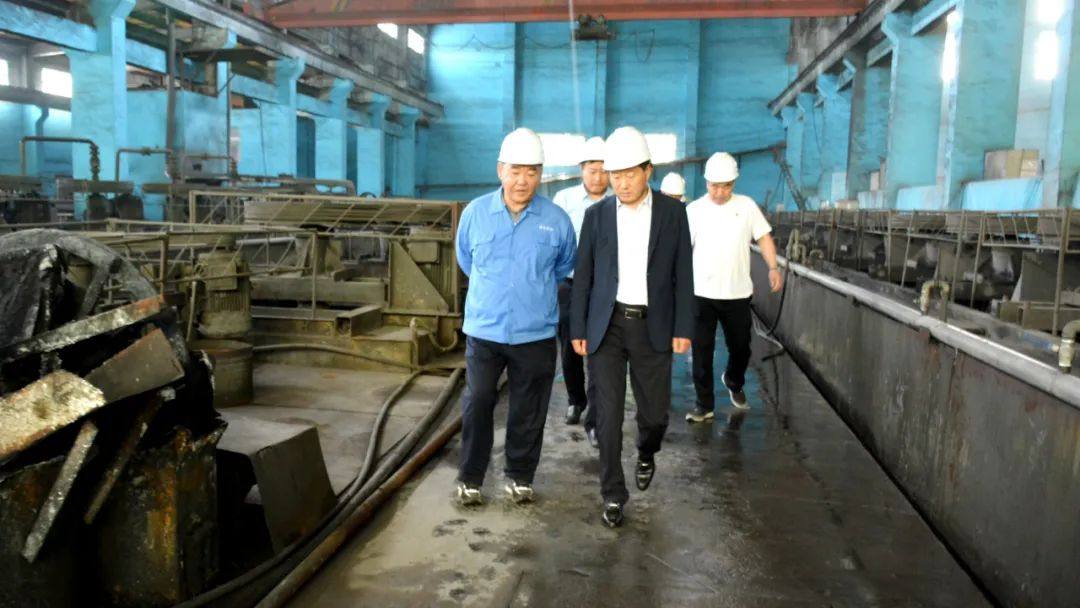 葫蘆島市委常委、常務副市長馬文志一行到八家礦業公司調研