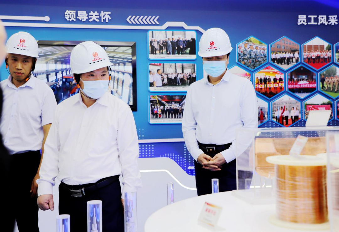 省人大常委會副主任劉南昌蒞臨新昌集團開展銅基新材料產業調研