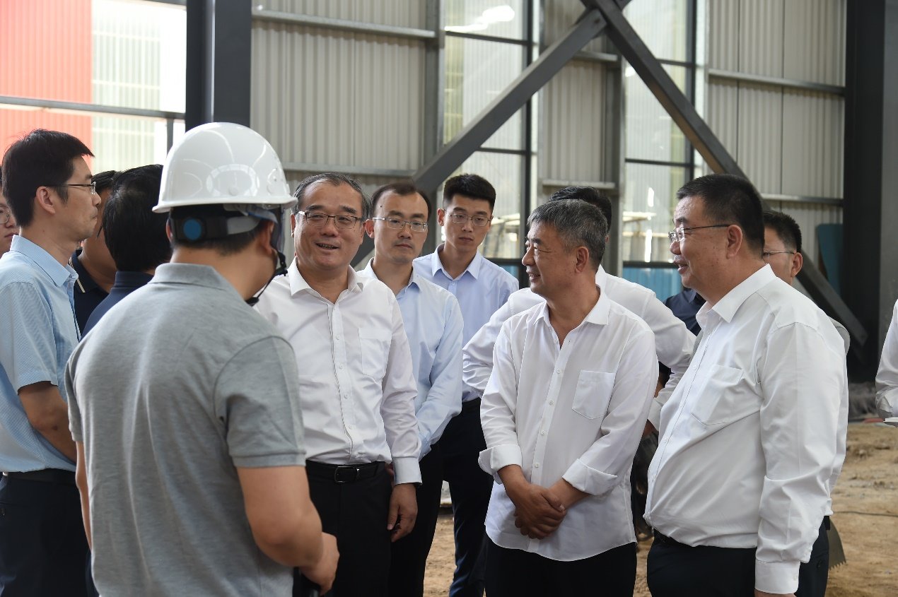 滨州市副市长、邹平市委书记吕明涛到山东创新金属调研经济运行及重点项目建设情况