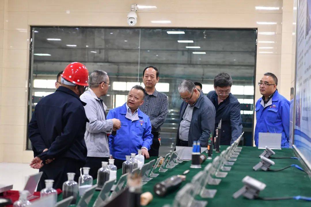 省工信厅调研组到白银集团调研