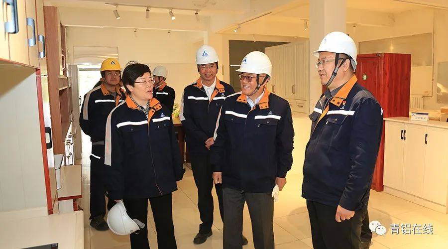 中国有色金属工业协会铝业分会常务副秘书长孟杰一行来中铝青海分公司调研