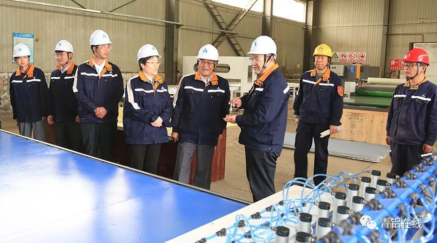 中国有色金属工业协会铝业分会常务副秘书长孟杰一行来中铝青海分公司调研