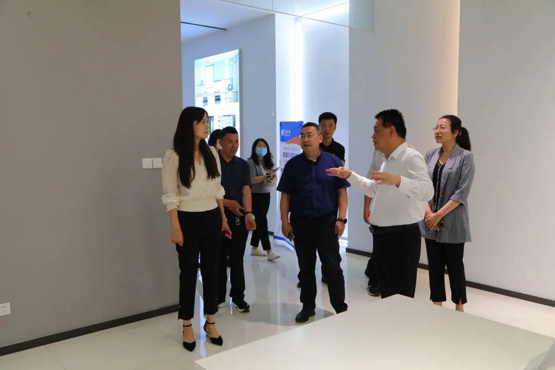 临沂市沂河新区行政审批服务中心主任孙向堃同志一行莅临凯米特公司调研