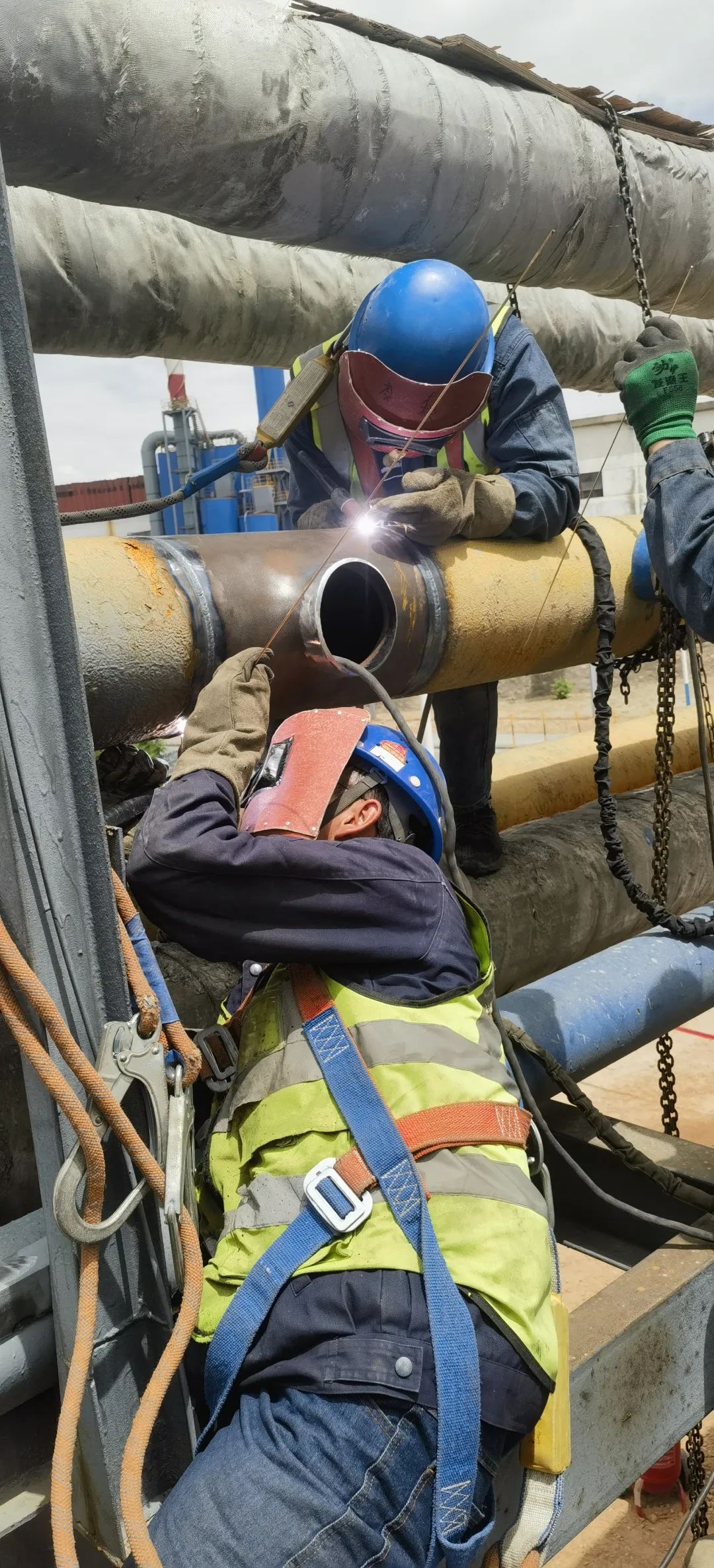 国家电投青铜峡分公司电解系列天然气管道安装项目完工