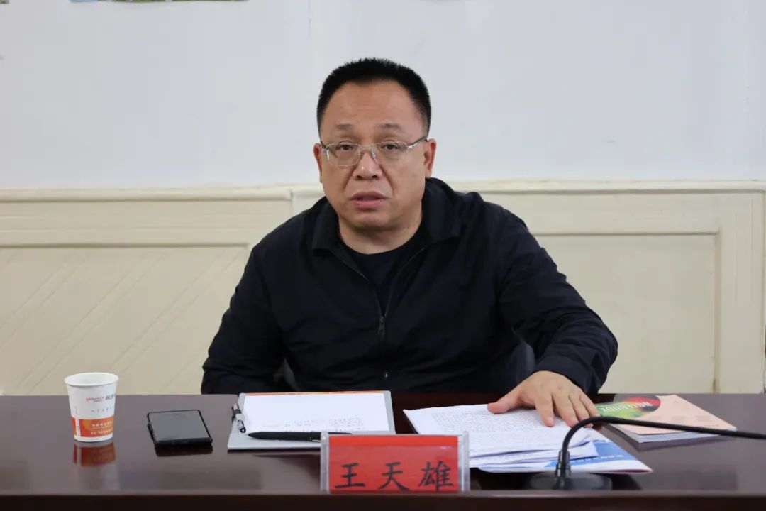 陕西有色金属集团副总经理王天雄到陕西锌业调研高质量项目建设工作
