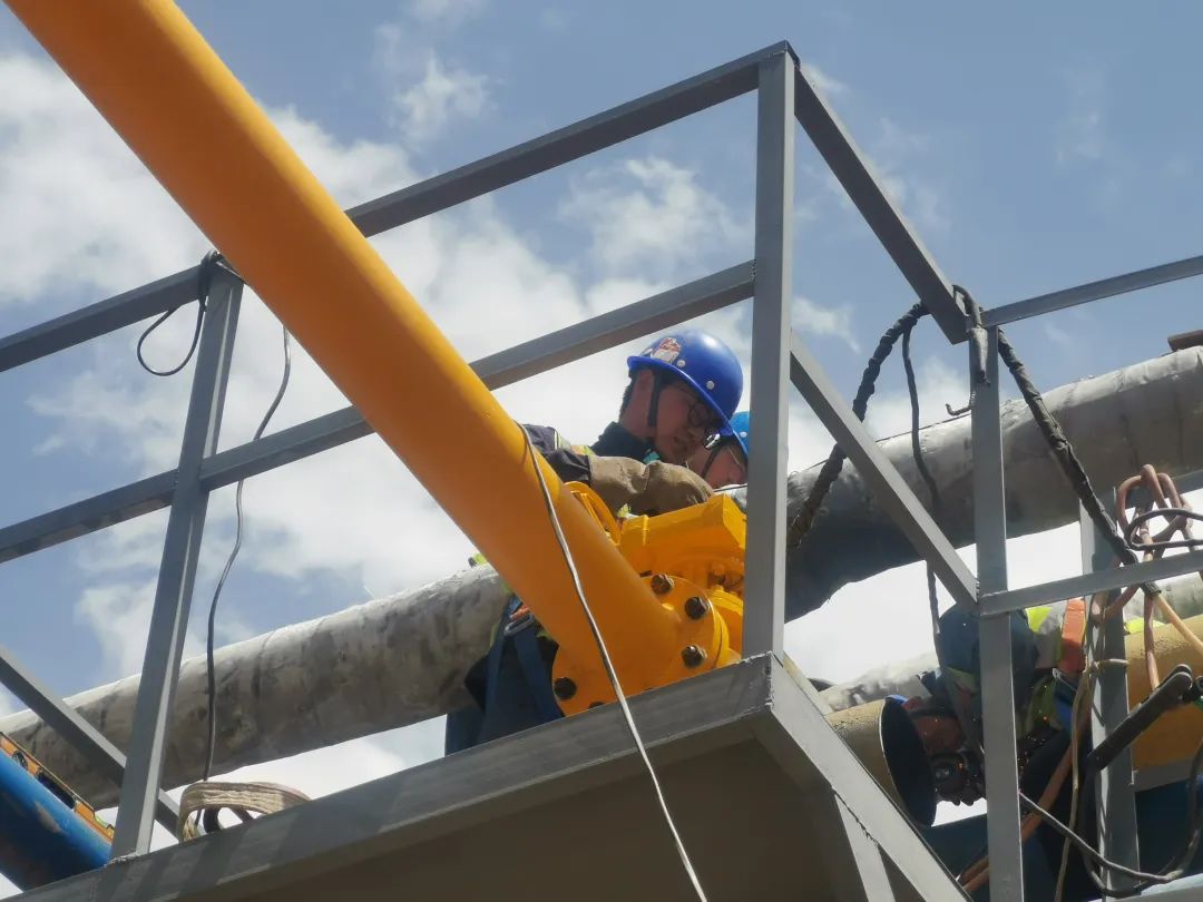 国家电投青铜峡分公司电解系列天然气管道安装项目完工