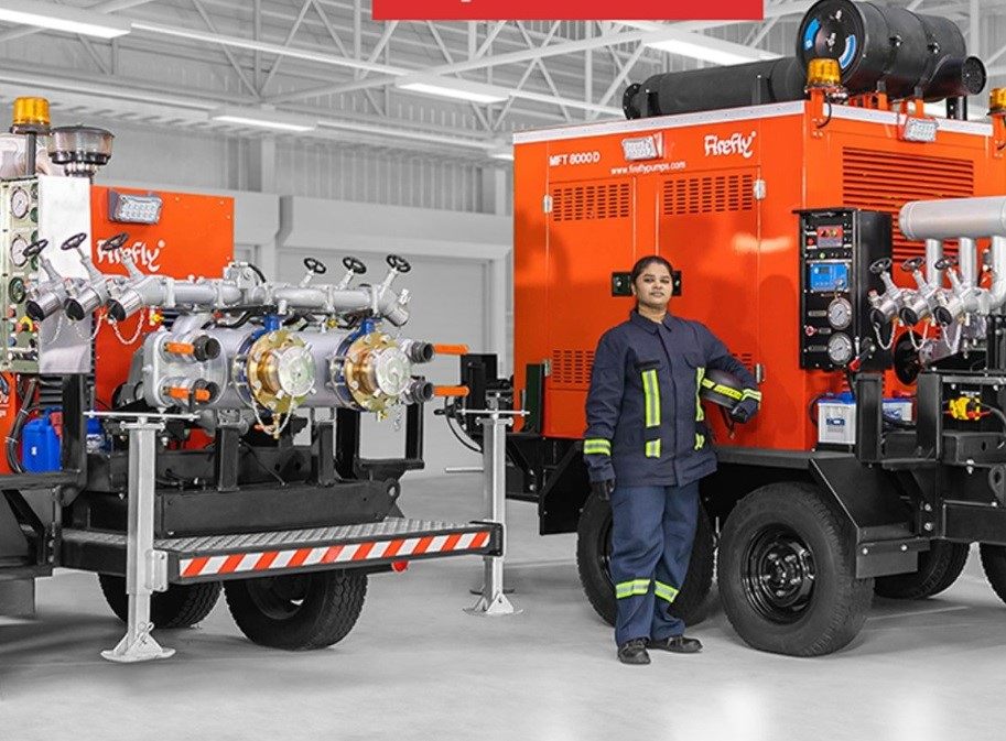 Firefly消防泵采用铝等优质材料，超越了行业标准