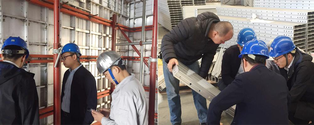 福建安泰为泉州东海城市之光项目提供建筑铝模板