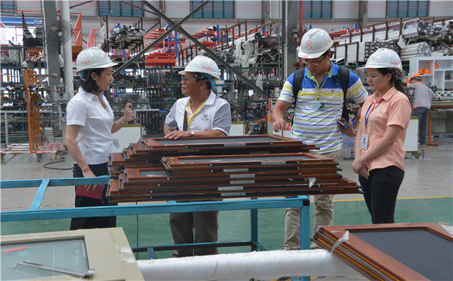 偉業迎來臺灣鋁門窗參訪團，跨越海峽兩岸，共話鋁建築產業鏈新發展
