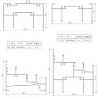 本公司供應80B<em class='color-orange'>系列</em><em class='color-orange'>推拉</em><em class='color-orange'>窗</em>斷面圖