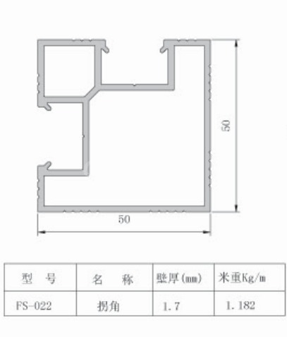 扶手断面