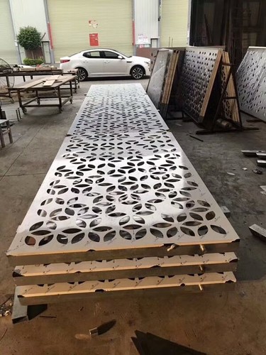 廠家定制門頭造型雕花鋁單板