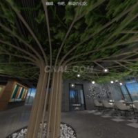 廣州時尚創意室內鋁樹設計感強定制
