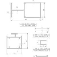 本公司供应100系列玻璃<em class='color-orange'>幕墙</em><em class='color-orange'>型材</em>图