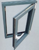金鋼網內開內倒一體窗系列鋁型材