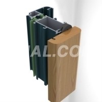 鋁木復合鋁型材/隔熱斷橋鋁型材