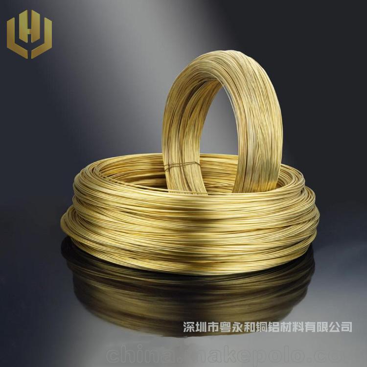 廠家直銷黃銅線 H62銅線 黃銅絲 0.3-5mm 現貨加工切割定制