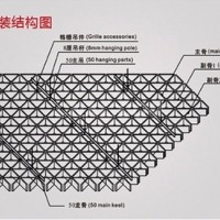 廣東三角形鋁格柵廠家供應