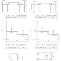 本公司供應70C<em class='color-orange'>系列</em><em class='color-orange'>推拉</em><em class='color-orange'>窗</em>斷面簡圖