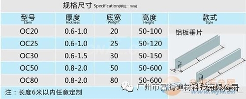 广州U型铝方通加工厂新报价