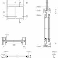 CT80穿条系列推拉窗