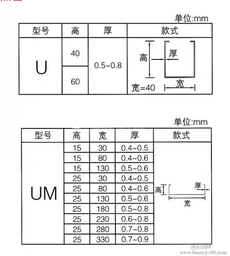 木纹u型铝方通厂家