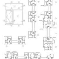 本公司供應GR<em class='color-orange'>63</em><em class='color-orange'>隔熱</em><em class='color-orange'>平開窗</em>節點圖