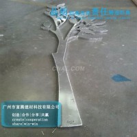 廣州休閒區咖啡吧創意造型鋁樹定制